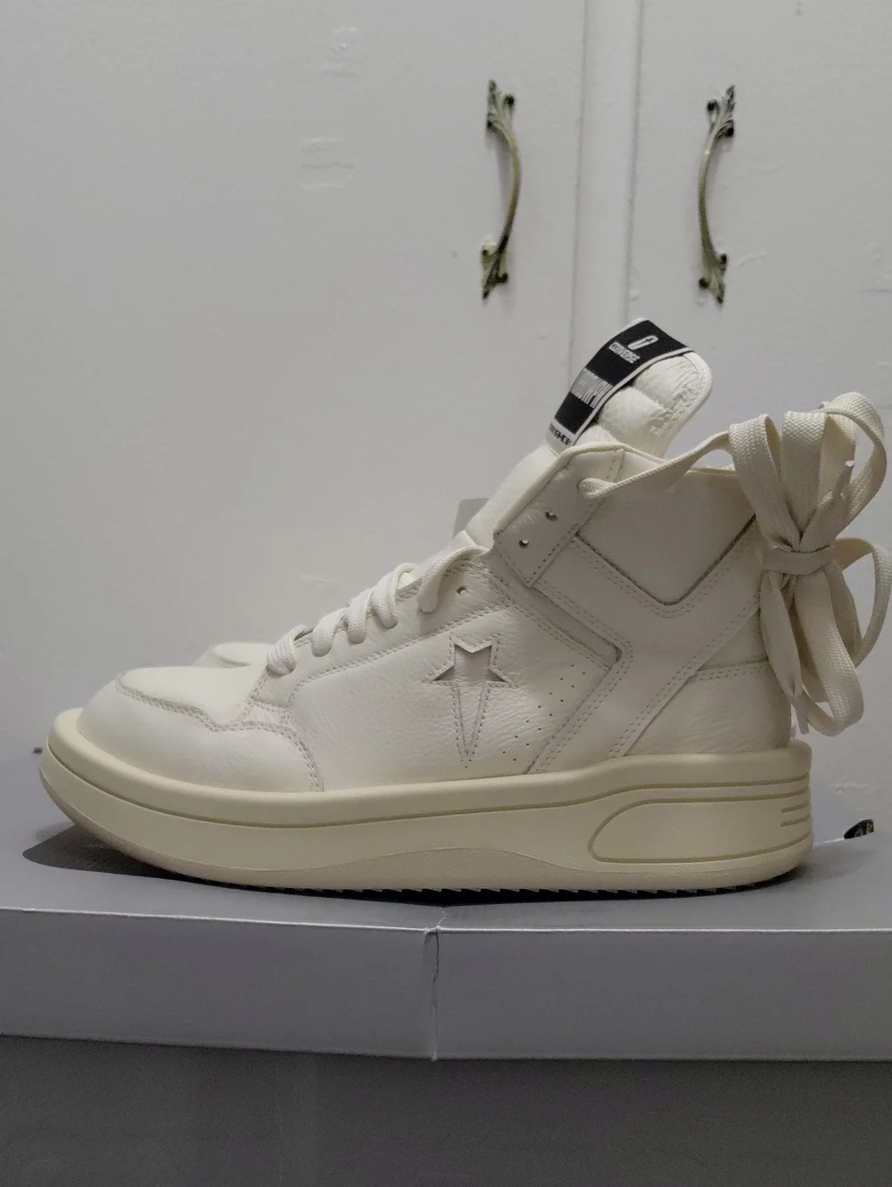 Converse x Rick Owens TURBOWPN Mid 'Egret'Men's